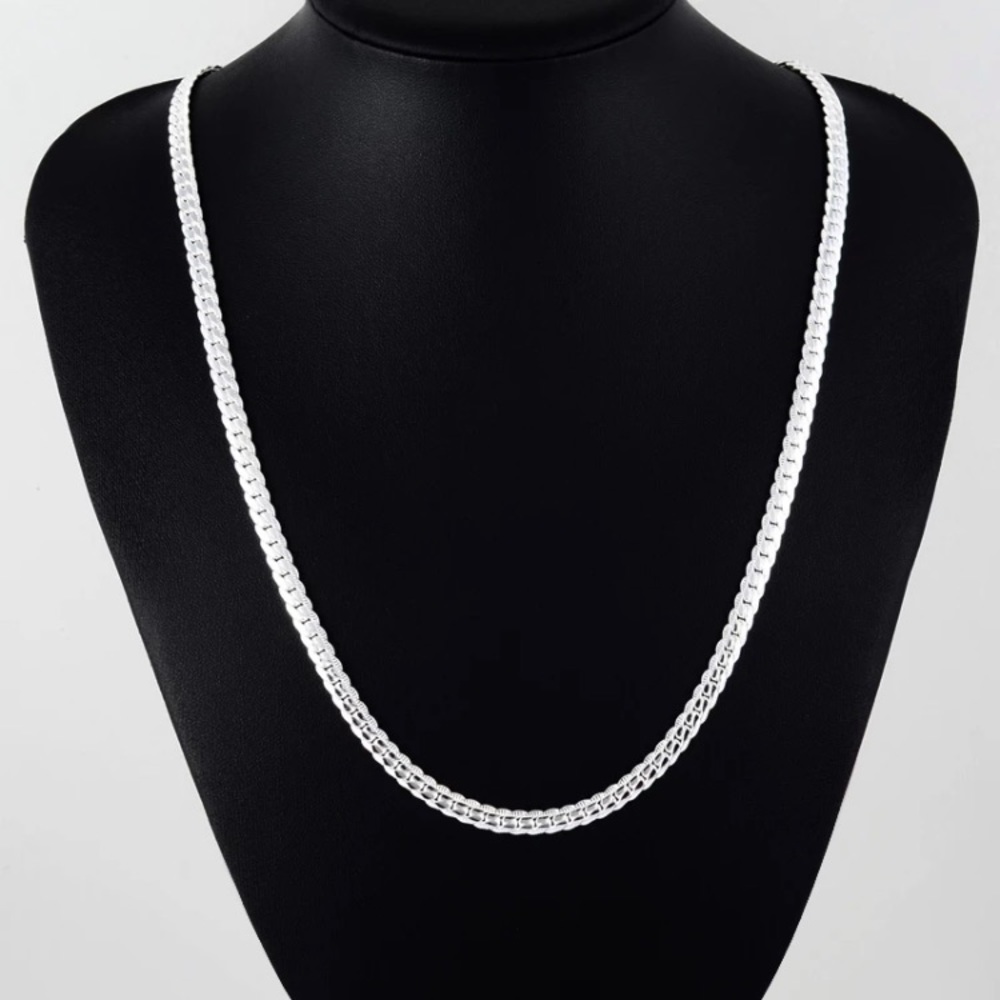 NEW 5mm 925 Sterling Silver Necklace - Picture 8 of 9